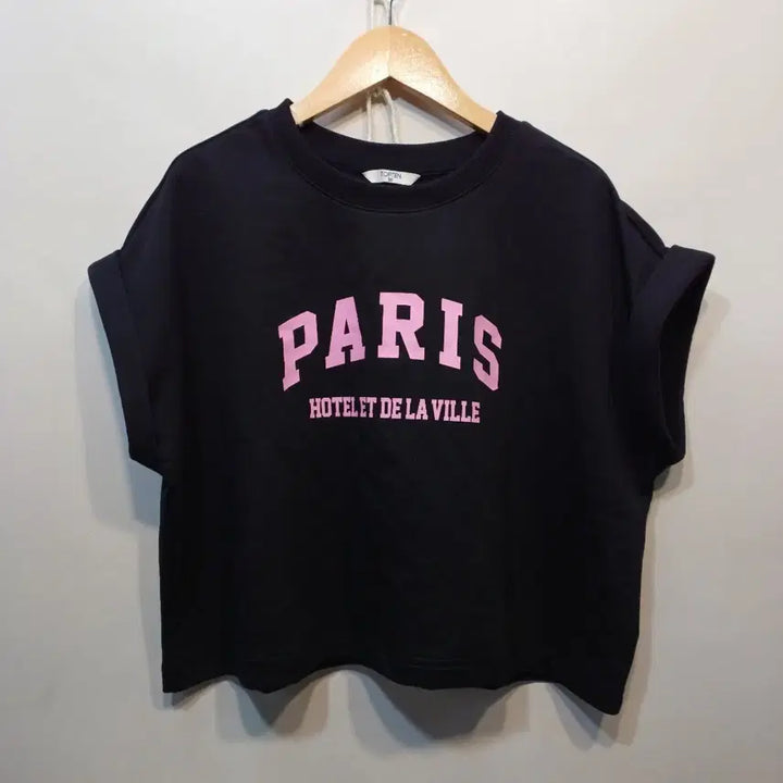 [SOLD OUT] 탑텐  반팔 맨투맨 블랙90~95사이즈 여름  64201