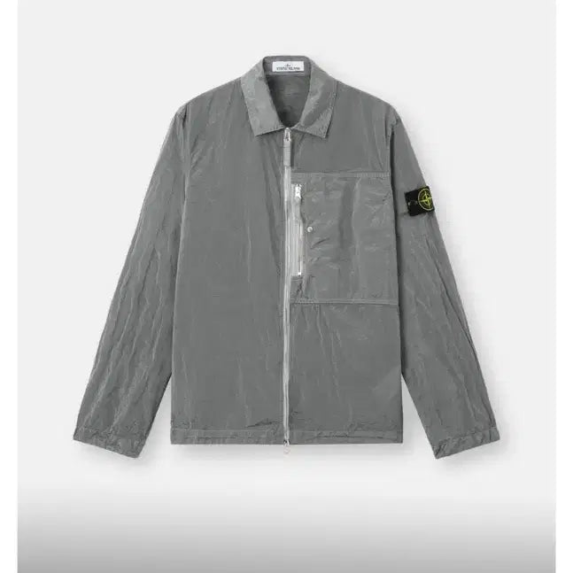 [SOLD OUT] 26ss 스톤아일랜드 오버셔츠 그레이 새제품 미착용 L