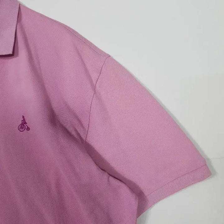 [BUNJANG] Beanpole Pink Short-Sleeved Polo Shirt / 빈폴 핑크색 반팔 폴로티셔츠 ㅡ0160