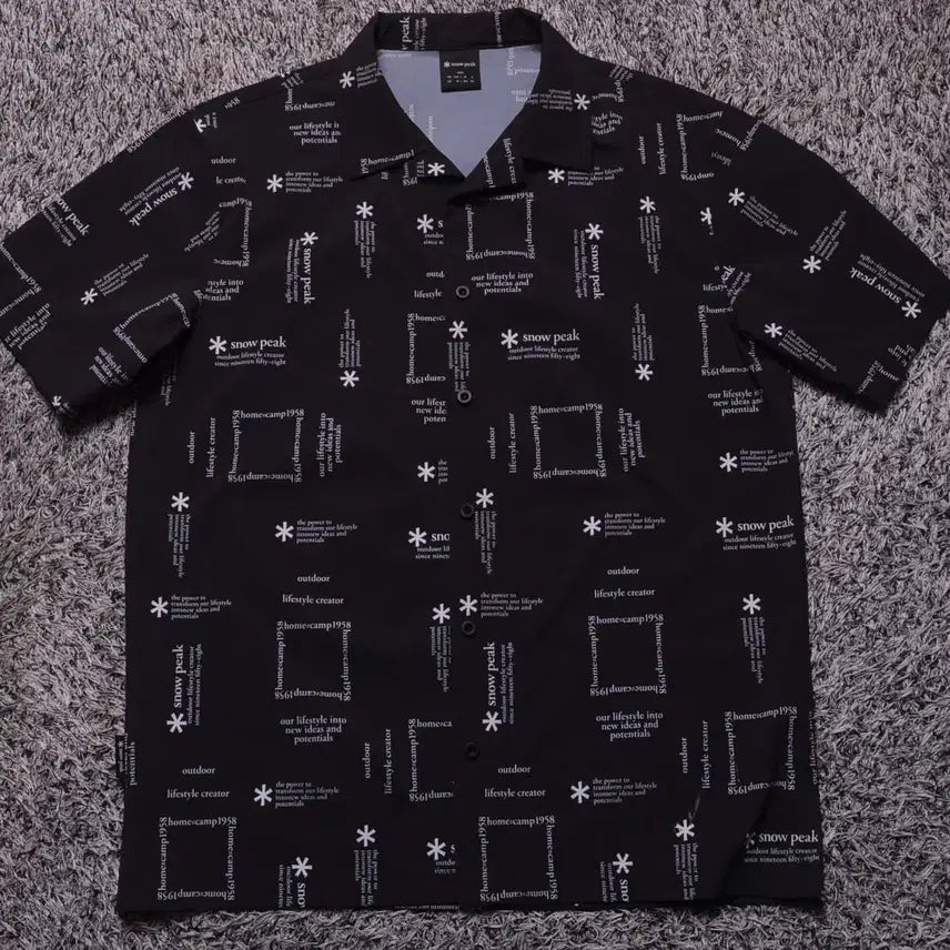 [SOLD OUT] 스노우피크 여름 남방 셔츠 사이즈 100-105