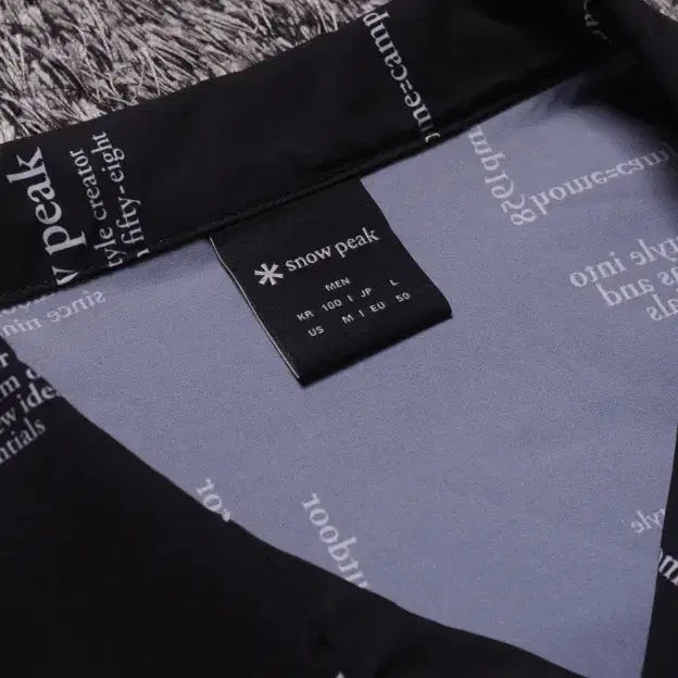 [SOLD OUT] 스노우피크 여름 남방 셔츠 사이즈 100-105