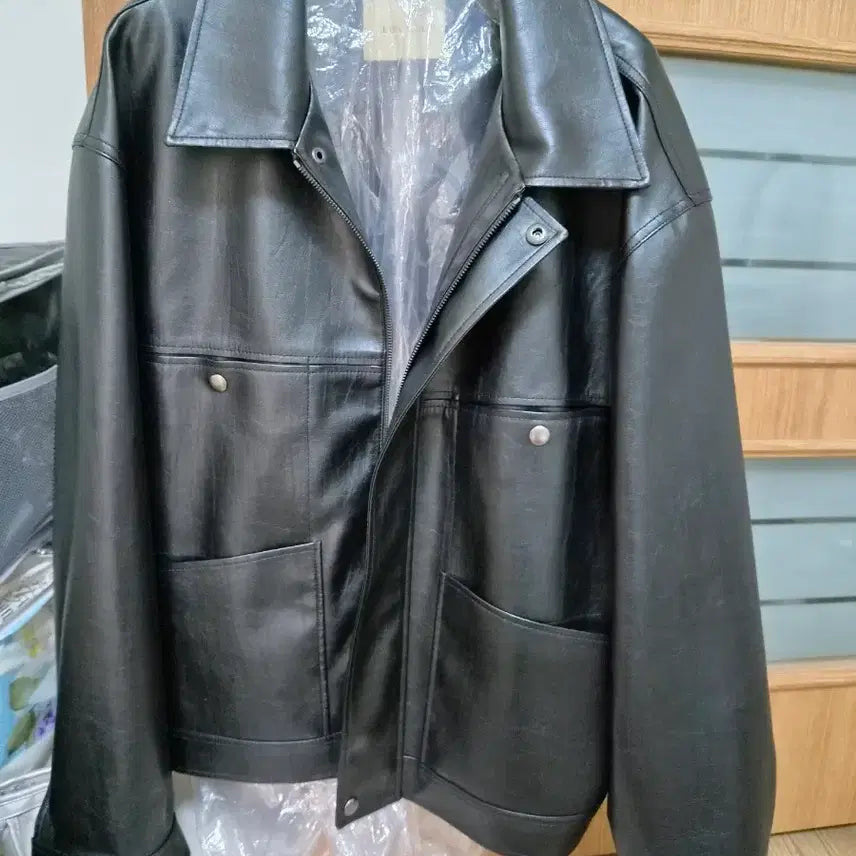 [BUNJANG] Love Me Us Lumena Leather Jacket / 러브미우 루메나레더자켓