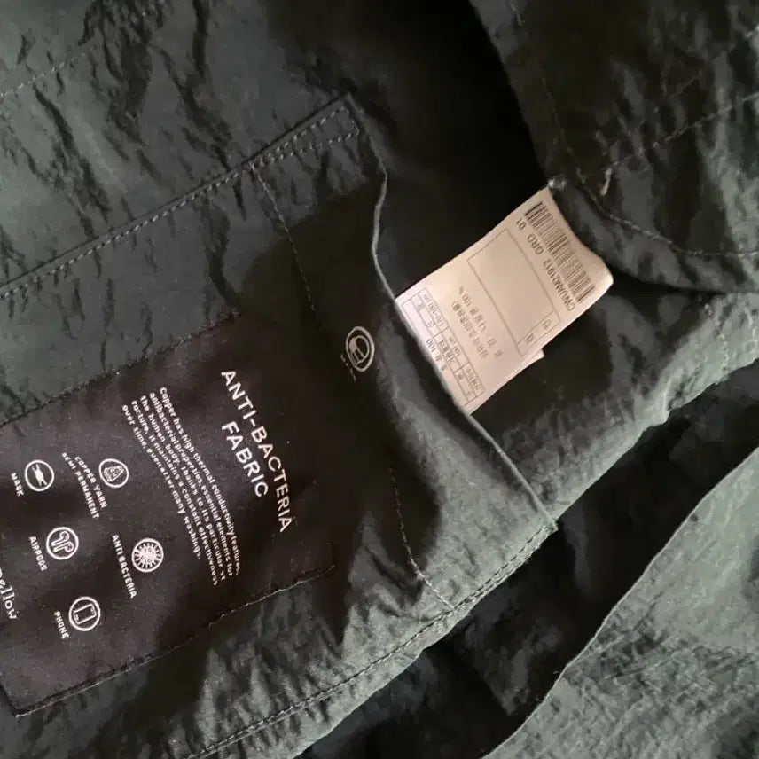 [BUNJANG] Customellow Dark Green Windbreaker Jacket / 커스텀멜로우 다크그린 바람막이 자켓 38/00 (105)