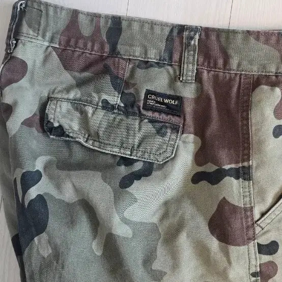 [SOLD OUT] 카모 카고 반바지 34~35 사이즈