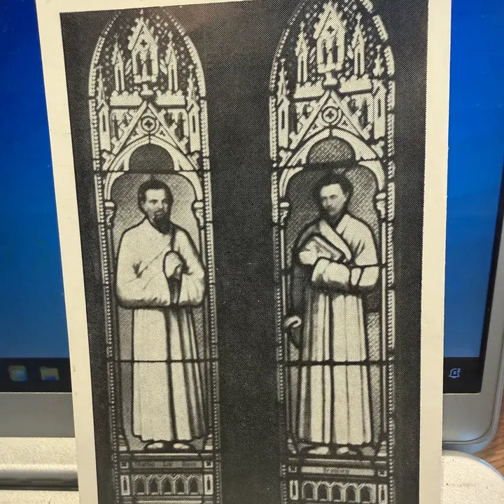 [BUNJANG] St. Luc-Martin Huin Holy Card, Commemorating Beatification, 1968 / 1968년 - 병인박해 순교자 성 민 루카 위앵 신부 시복 기념 상본