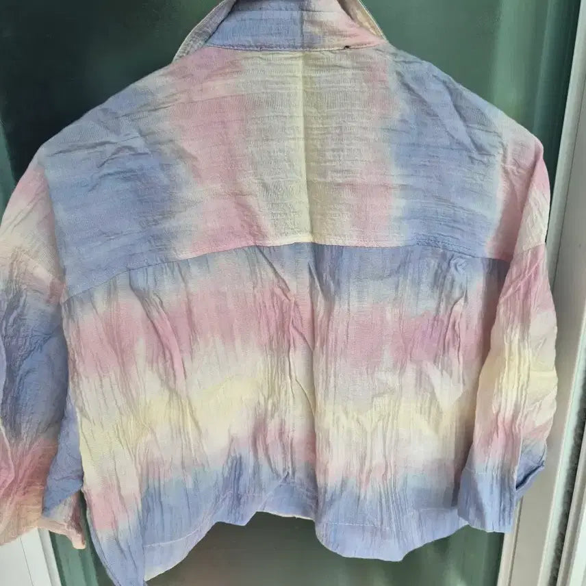 [SOLD OUT] 자라 파스텔톤 크롭 셔츠 블라우스
