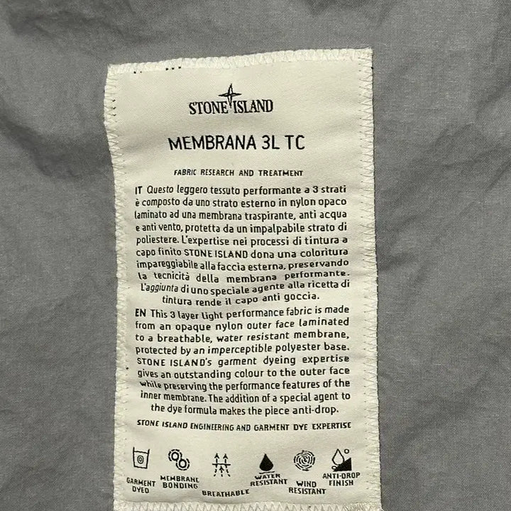 [BUNJANG] Stone Island Membrana 3L TC Jacket 22SS - Dark Navy / 스톤아일랜드 멤브라나 3L tc 자켓 22ss XL(105-110)