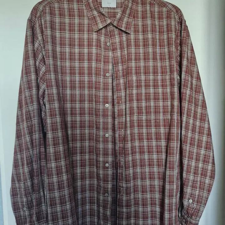 [SOLD OUT] 애습 코어 체크셔츠 브릭 L