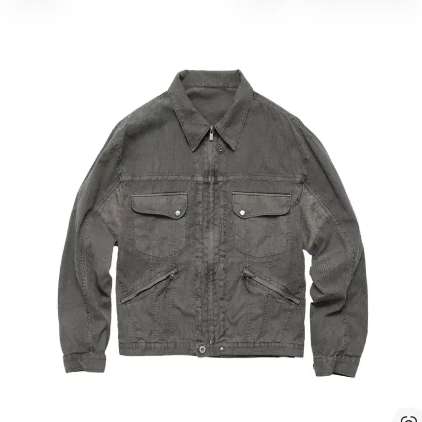 [SOLD OUT] 폴리테루 히코리 집 트러커 스트라이프 그레이 4사이즈