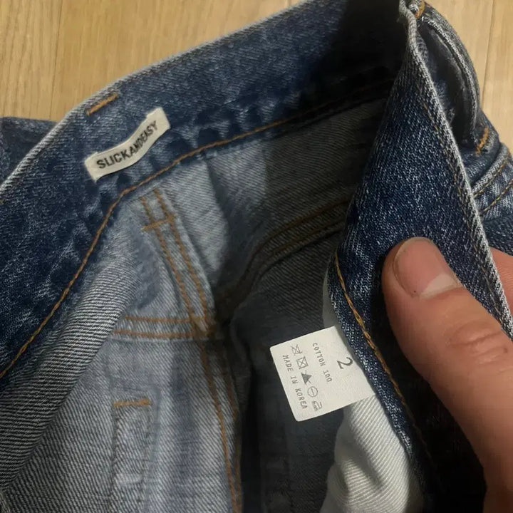 [BUNJANG] Slick and Easy Andy Pants Selvedge Blue Size 2 / 슬릭앤이지 앤디팬츠 셀비지블루 2사이즈