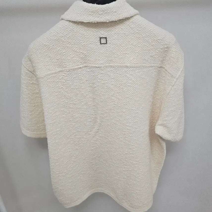 [BUNJANG] Wooyoungmi Terry Short Sleeve Shirt Ivory / 25ss 우영미 테리 숏슬리브 셔츠 아이보리 48사이즈 100 판매