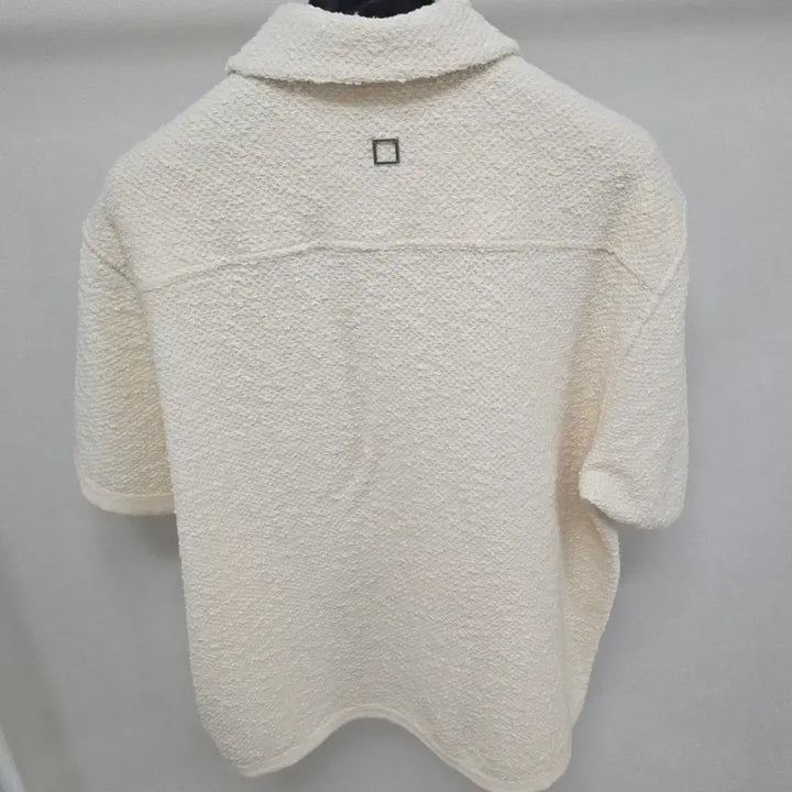 [BUNJANG] Wooyoungmi Terry Short Sleeve Shirt Ivory / 25ss 우영미 테리 숏슬리브 셔츠 아이보리 48사이즈 100 판매