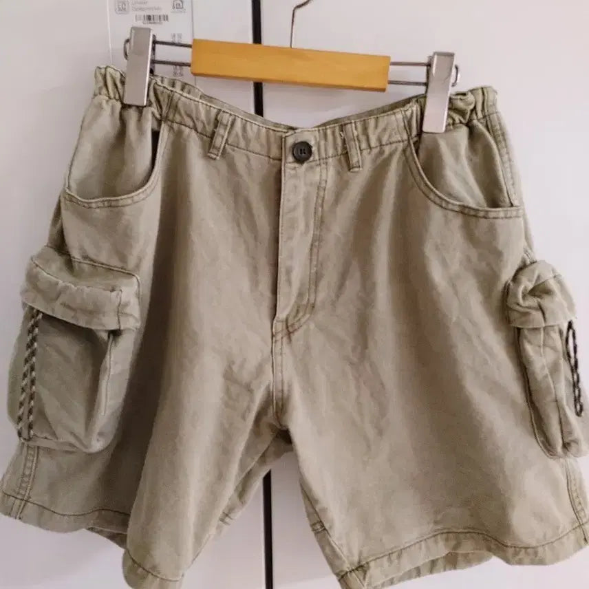 [SOLD OUT] 카키색 카고 반바지 숏팬츠