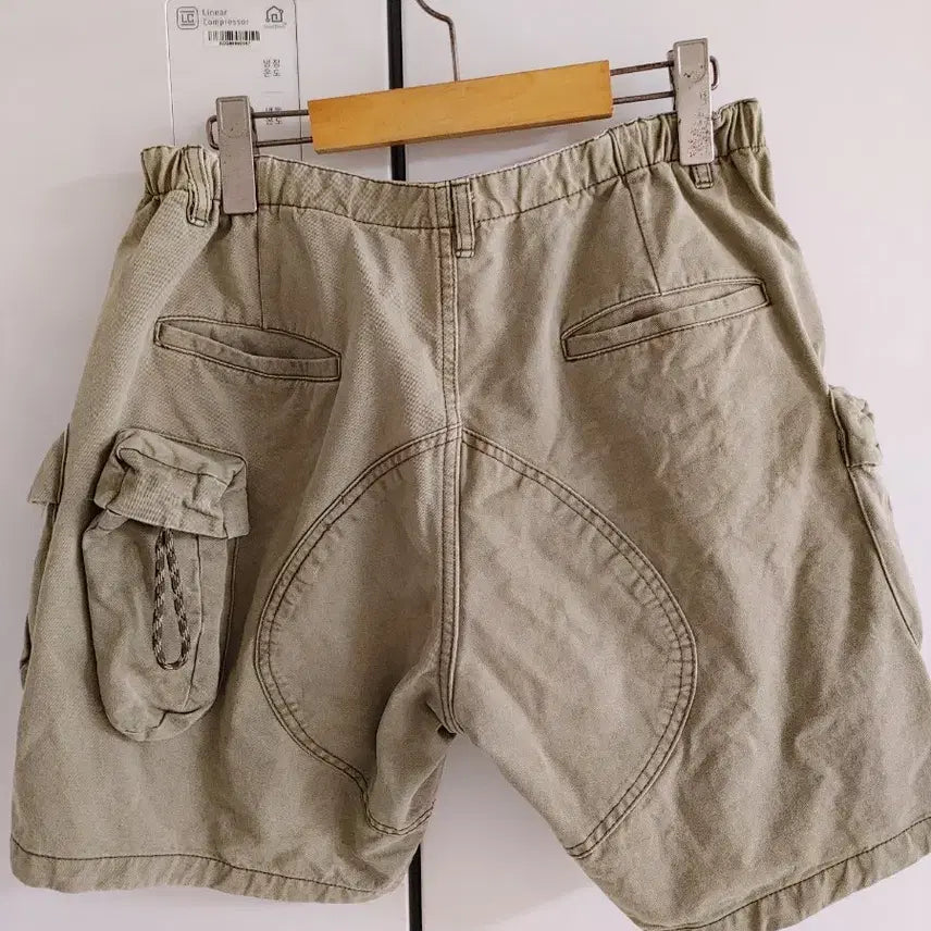 [SOLD OUT] 카키색 카고 반바지 숏팬츠