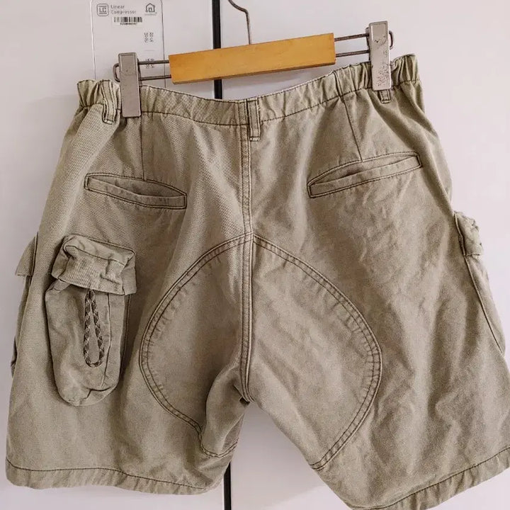 [SOLD OUT] 카키색 카고 반바지 숏팬츠