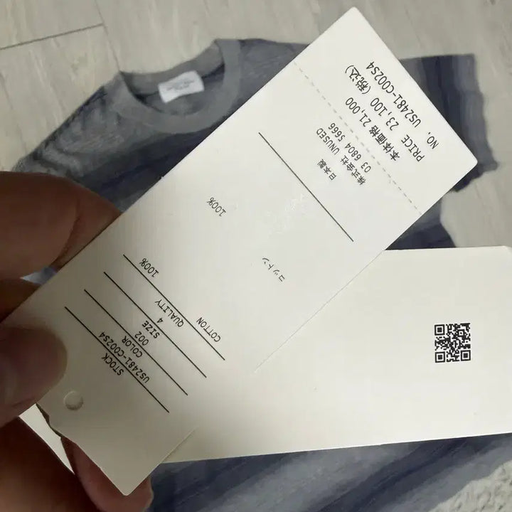[SOLD OUT] (4)unused 언유즈드 보더티 반팔티