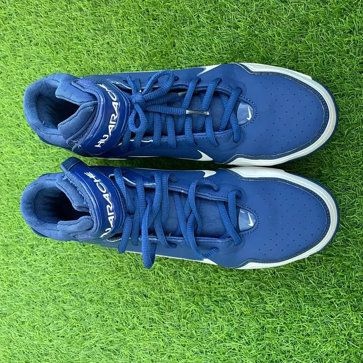 [SOLD OUT] 나이키 Huarache 푸른색 야구화 스파이크