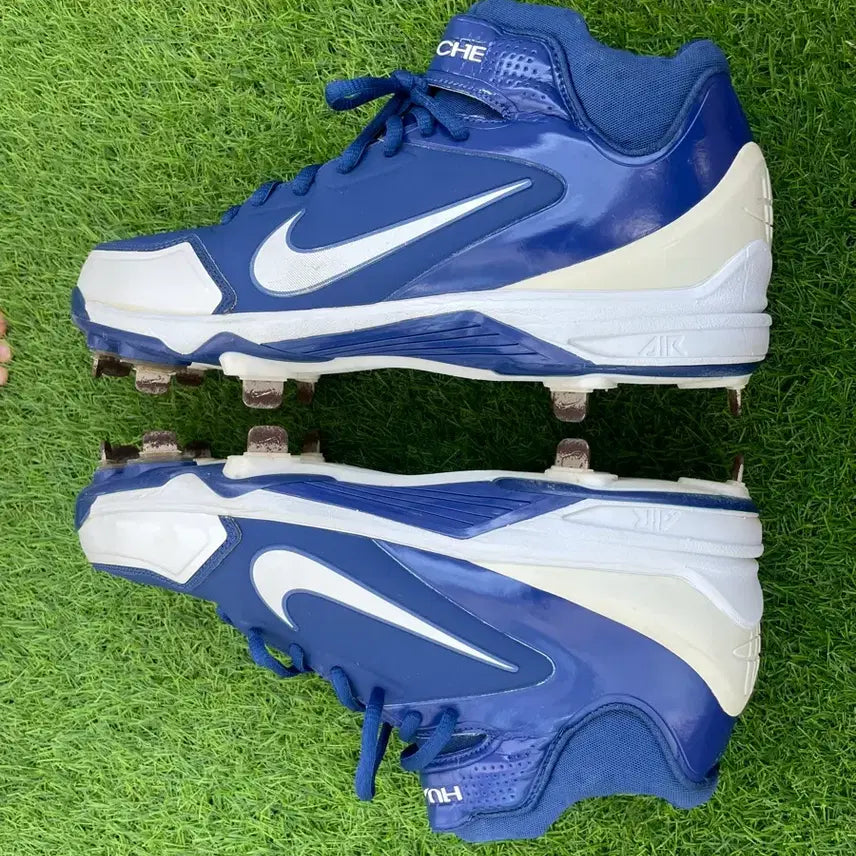 [SOLD OUT] 나이키 Huarache 푸른색 야구화 스파이크