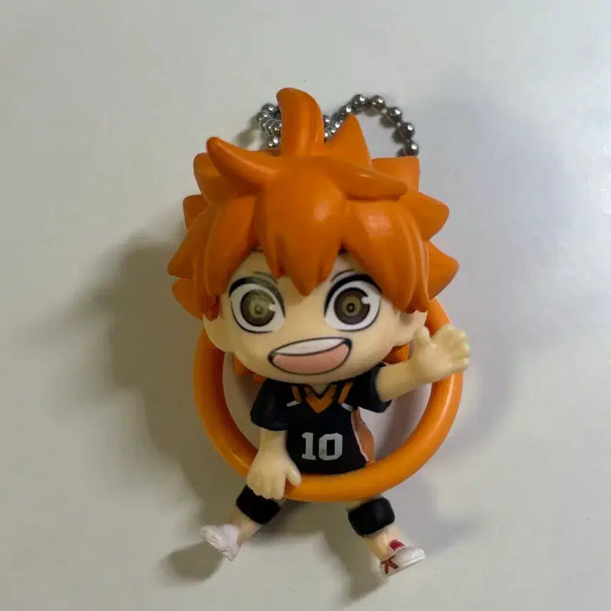 [BUNJANG] Haikyu Hinata Shoyo Figure Keyring / 하이큐 히나타 쇼요 링 가챠 피규어키링