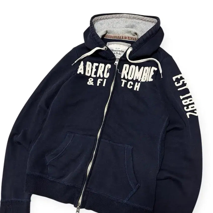[SOLD OUT] 아베크롬비y2k 네이비 후드집업