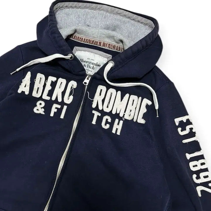 [SOLD OUT] 아베크롬비y2k 네이비 후드집업