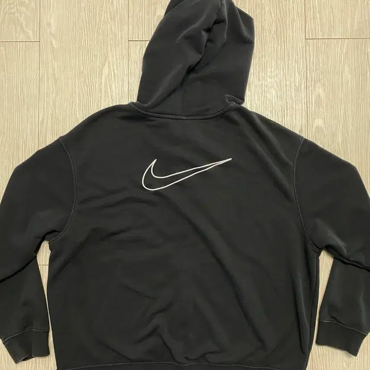 [BUNJANG] Nike Black Hooded Zip-Up Hoodie / 나이키 블랙 후드집업