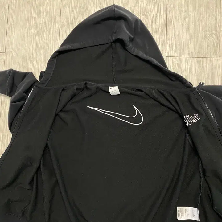 [BUNJANG] Nike Black Hooded Zip-Up Hoodie / 나이키 블랙 후드집업