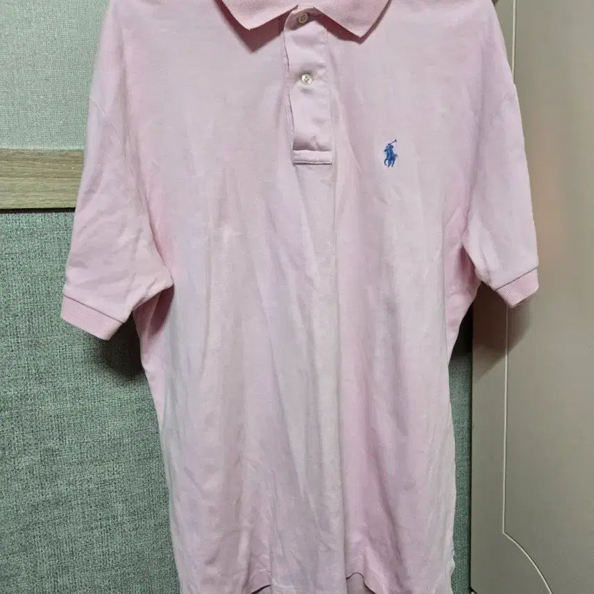 [BUNJANG] Polo Ralph Lauren Pink Polo T-shirt / 폴로 랄프로렌 핑크 반팔 폴로티셔츠