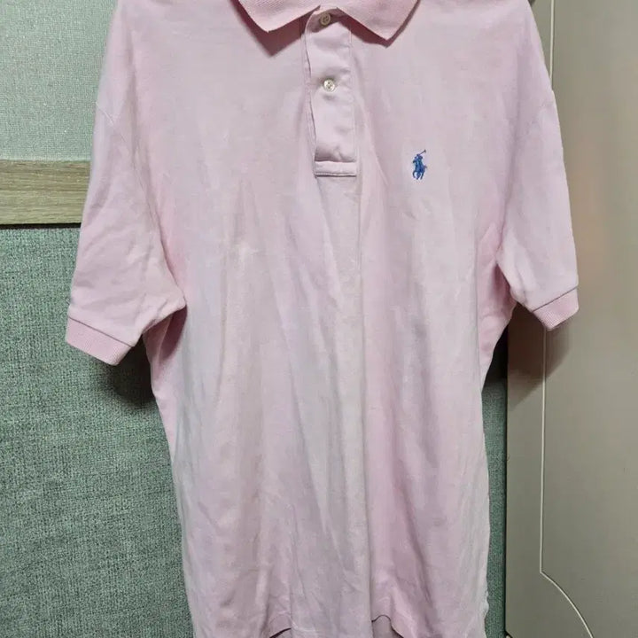 [BUNJANG] Polo Ralph Lauren Pink Polo T-shirt / 폴로 랄프로렌 핑크 반팔 폴로티셔츠
