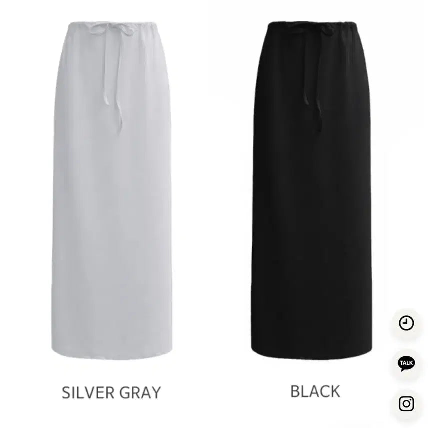 [BUNJANG] Flatper Recycled String Low High Span Maxi Long Skirt - Black / [플랫퍼] 해방 리사이클 스트링 로우 하이스판 맥시 롱스커트 블랙