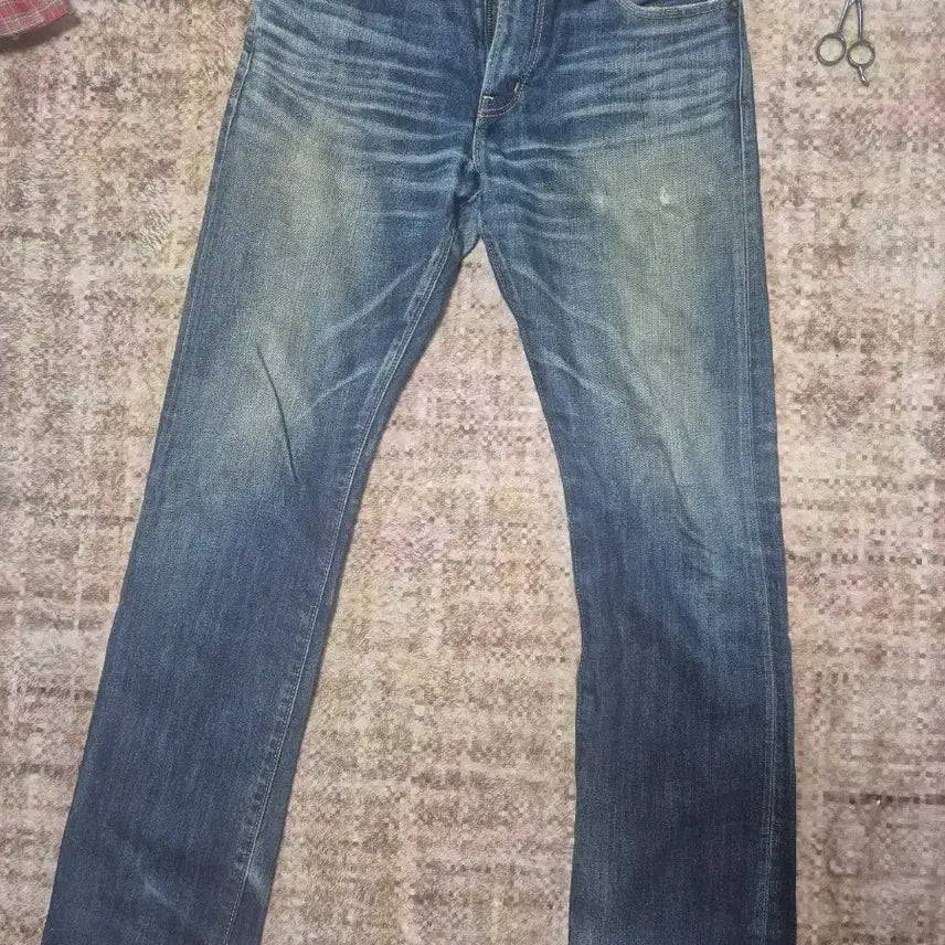 [BUNJANG] Baek Number Vintage Washed Denim Pants 30 / 백넘버 빈티지 워싱 데님팬츠 30