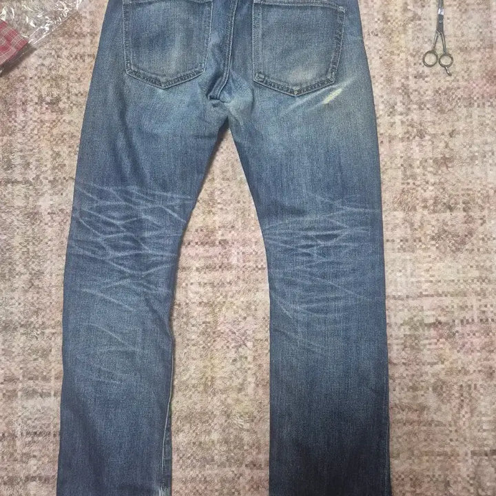 [BUNJANG] Baek Number Vintage Washed Denim Pants 30 / 백넘버 빈티지 워싱 데님팬츠 30