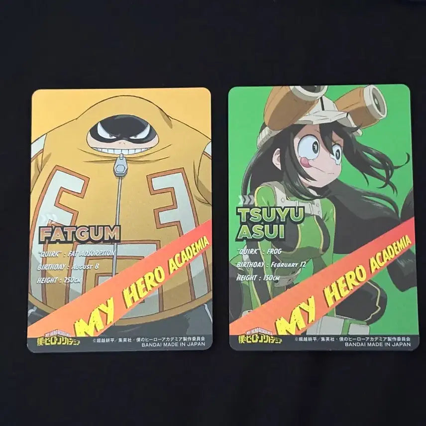 [BUNJANG] My Hero Academia Asui Tsuyu Card / 히로아카 카드 아스이 츠유 팻껌