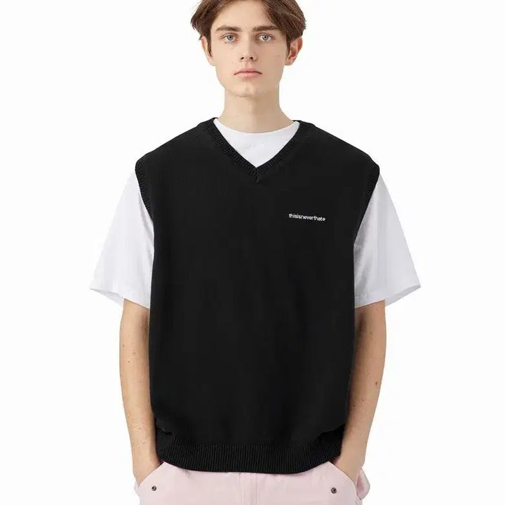 [BUNJANG] thisisneverthat Knit Vest / L ) 디스이즈네버댓 니트 베스트