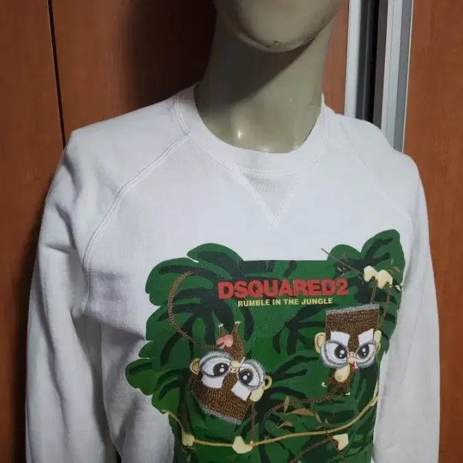 [BUNJANG] DSQUARED2 Unisex Jungle Graphic Sweatshirt / DSQUARED2 디스퀘어드2 남녀공용 정품 맨투맨 S (90~95 권장