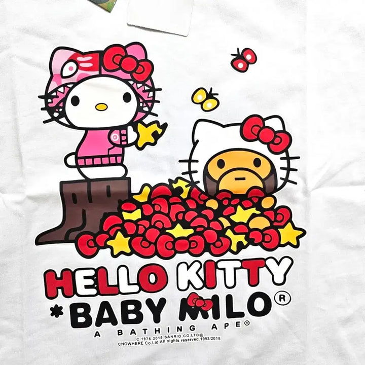[SOLD OUT] 키티X베이프 콜라보 한정판 티셔츠 s