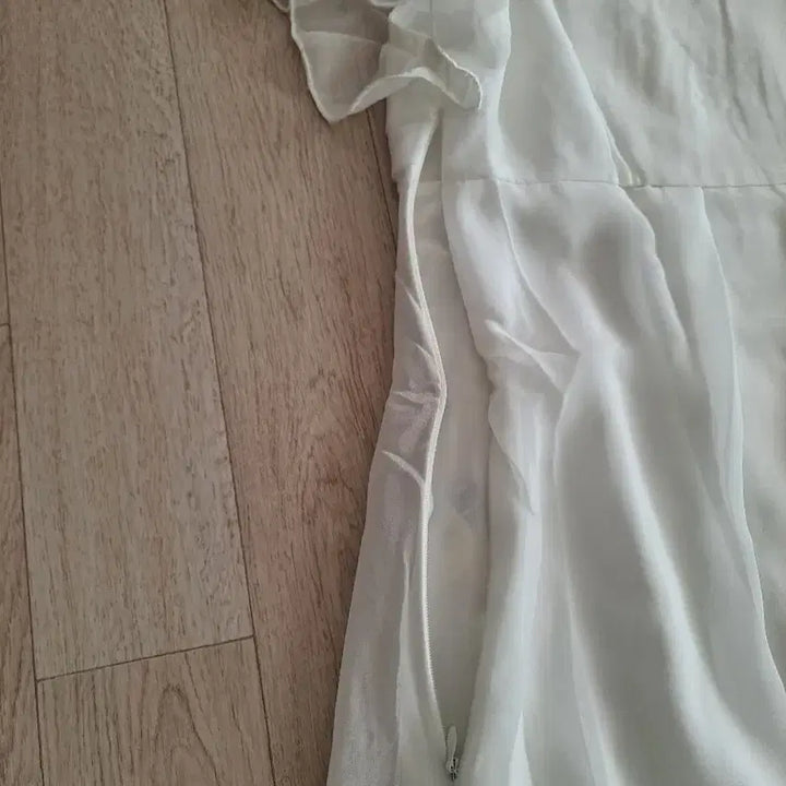 [BUNJANG] White Chiffon Dress / 원피스 (착샷)