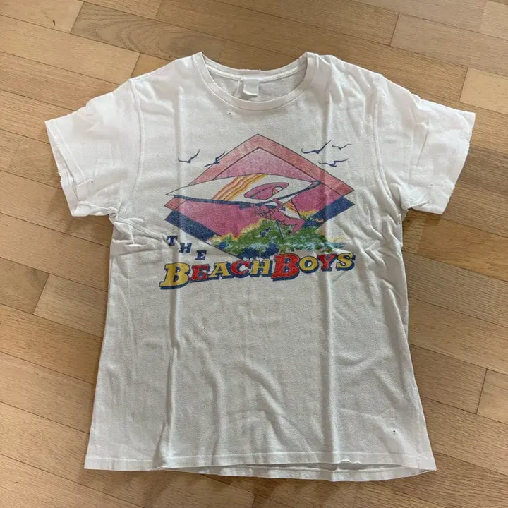 [BUNJANG] Madeone Beach Boys White T-shirt / 메이드원 비치보이즈 M