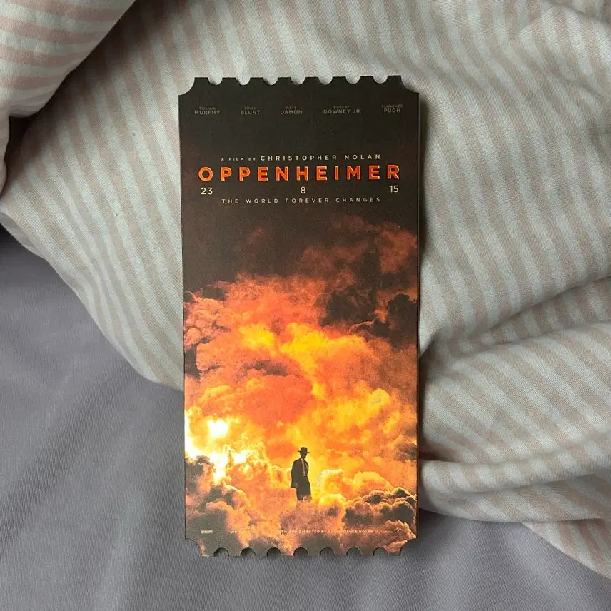 [BUNJANG] Oppenheimer Original Movie Ticket / 오펜하이머 오리지널 티켓