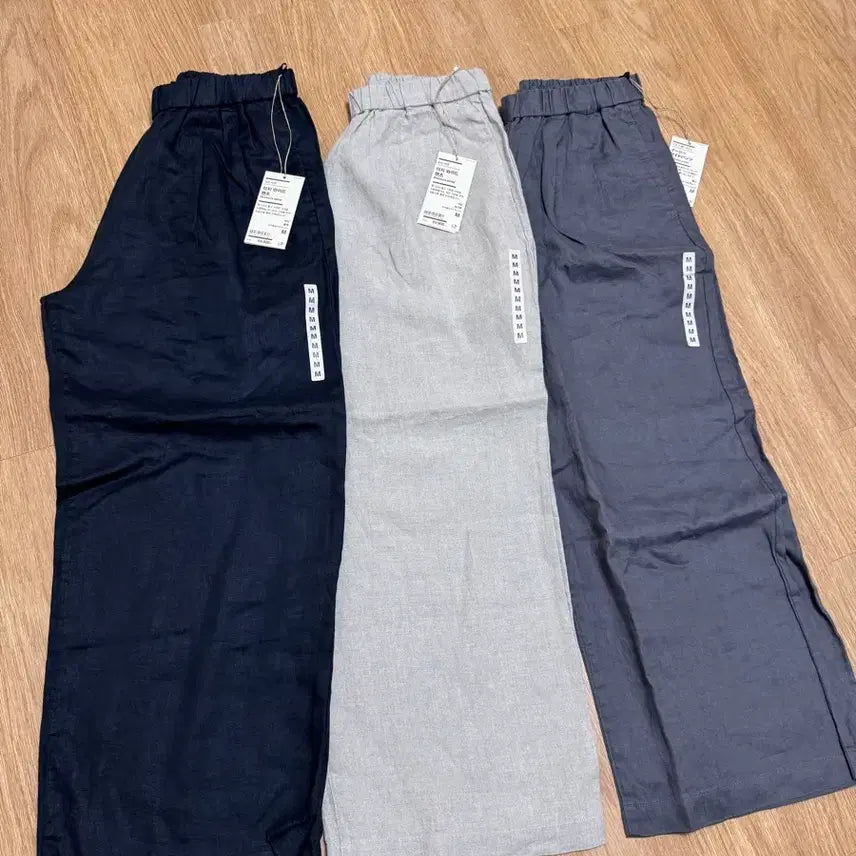 [BUNJANG] MUJI Washed Linen Easy Wide Pants M Size / 무인양품 워싱리넨이지와이드팬츠.M사이즈.새상품
