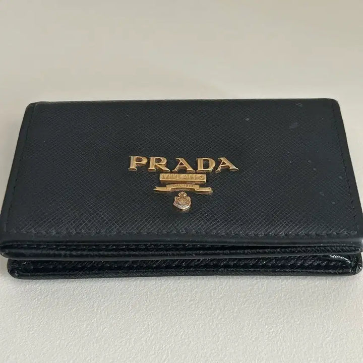 [SOLD OUT] 프라다 사피아노 블랙 카드지갑