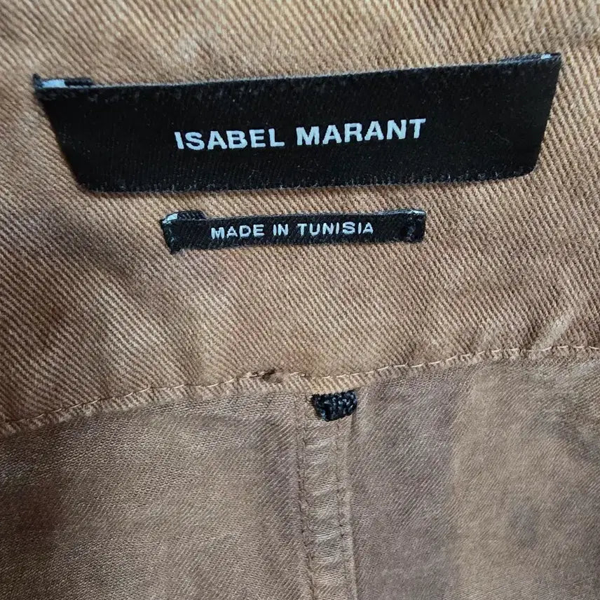 [BUNJANG] Isabel Marant Brown Belted Wide Cargo Pants / 이자벨마랑 브라운 벨트 카고 와이드 팬츠 (1942)