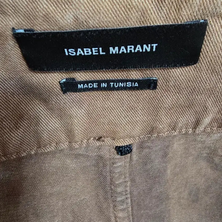 [BUNJANG] Isabel Marant Brown Belted Wide Cargo Pants / 이자벨마랑 브라운 벨트 카고 와이드 팬츠 (1942)