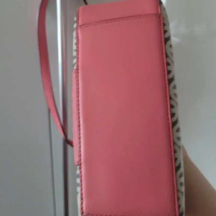 [BUNJANG] Louis Quatorze Pink Pattern Crossbody Bag / 루이까또즈 핑크 패턴 크로스백