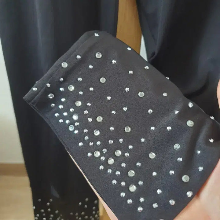[BUNJANG] Leggings with Cubic Detail / 스타일 칠부쫄바지 레깅스 신축성아주좋음 싸이즈F