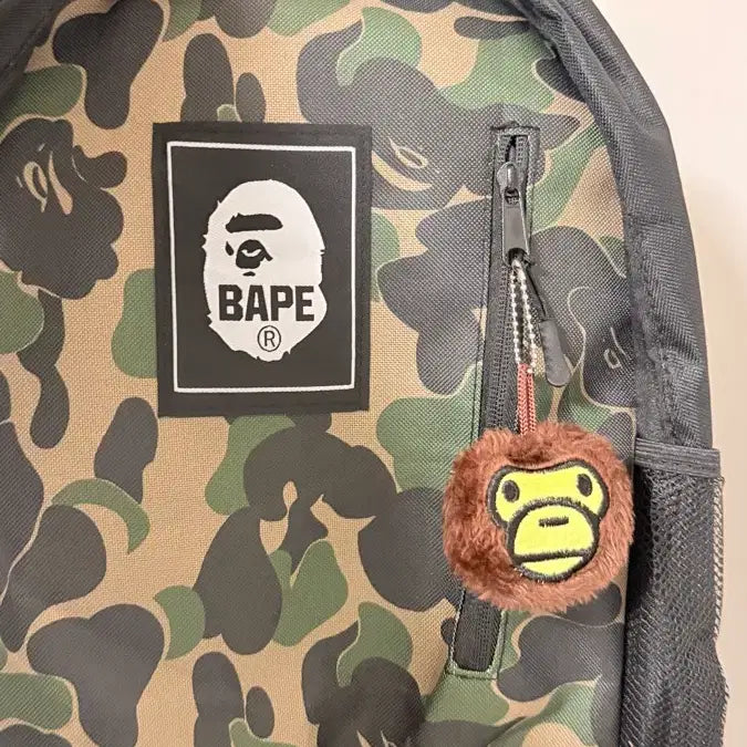 [BUNJANG] BAPE Backpack + Keyring Set / (국내당일배송) 베이프 백팩 + 키링 세트 일본잡지부록 BAPE 가방