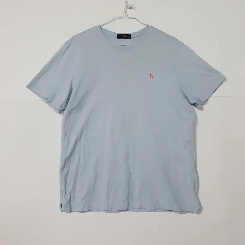 [BUNJANG] Hazzys Sky Blue Short Sleeve T-shirt / 헤지스 하늘색 반팔 티셔츠 ㅡ0159