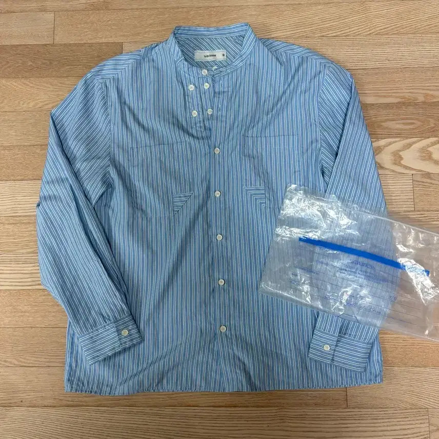 [BUNJANG] Waveis China Collar Shirt / 웨이비니스 차이나카라 셔츠 (2)