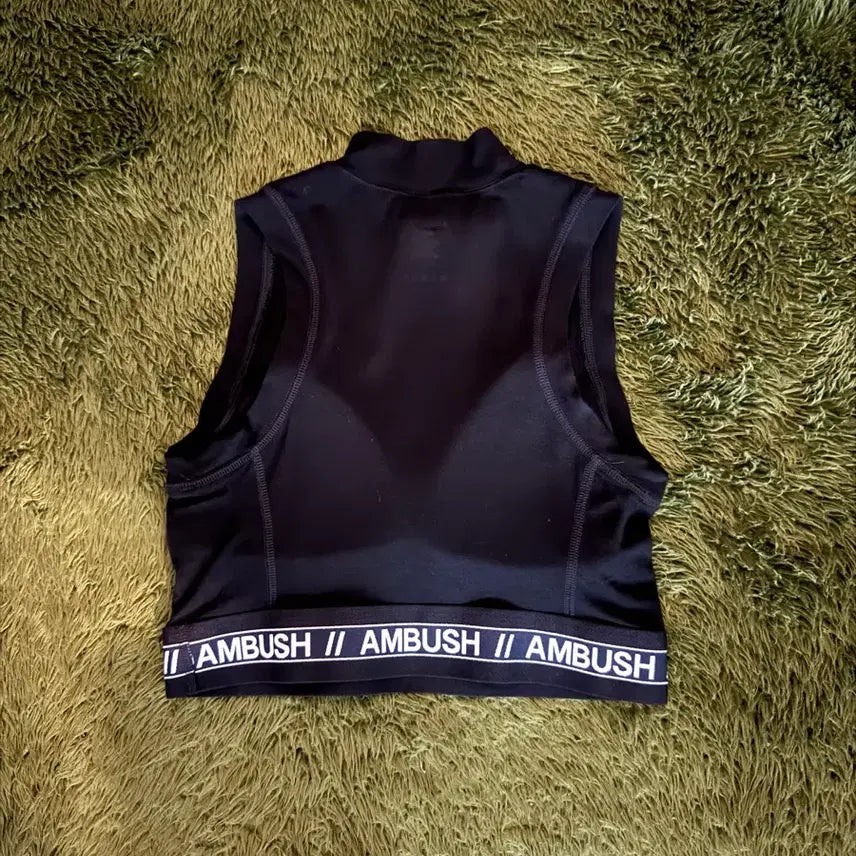 [BUNJANG] AMBUSH Sleeveless Crop Top / [1] AMBUSH 엠부쉬 MADE IN JAPAN 슬리브리스 크롭 탑