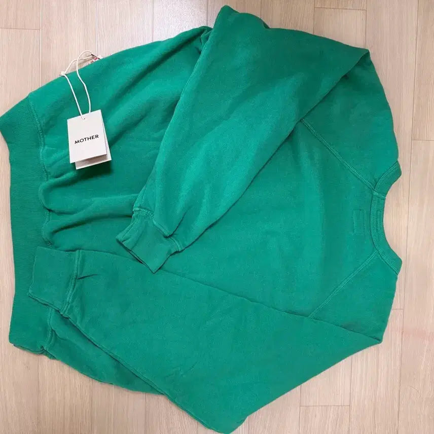 [BUNJANG] Mother BUCK WILD Green Sweatshirt - Small / 마더 BUCK WILD 맨투맨 그린 사이즈 스몰